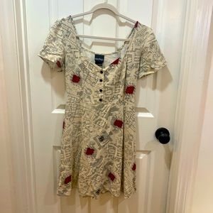 Harry Potter Marauders Map dress
